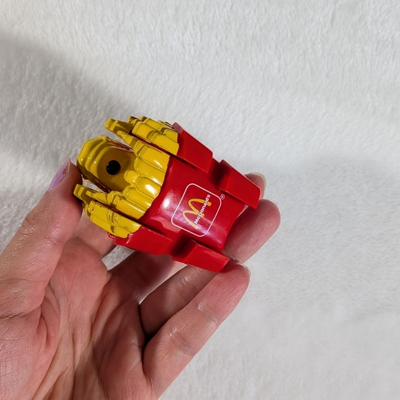 ❤️ 1990 Fryceratops McDino Changeables McDonald's Happy Meal Fry Transformer Toy - Picture 10 of 12